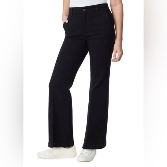 Gloria Vanderbilt Womens Flared Trouser Pants Size 10 Average NWT - Picture 1 of 5